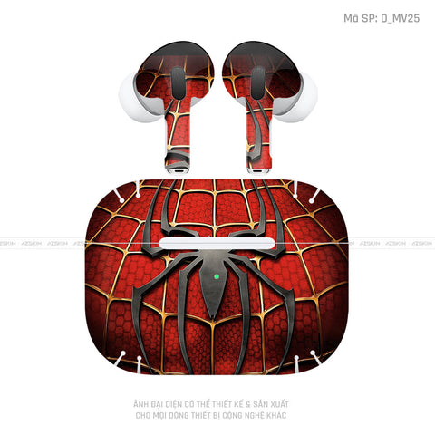 Dán Skin Airpod Pro/ Pro 2 Hình Spiderman | D_MV25