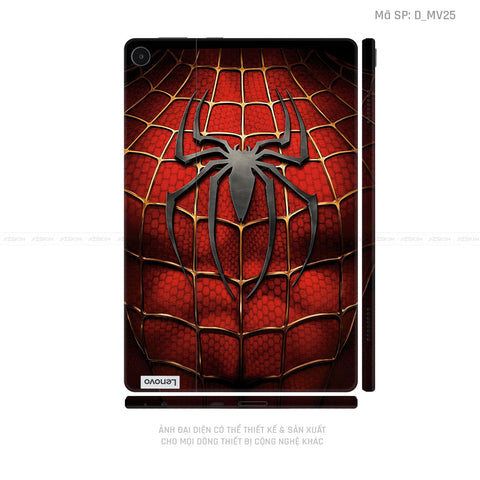 Dán Skin Máy Tính Bảng Lenovo Pad Series Hình Marvel Spider Man | D_MV25