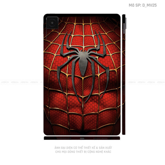 Dán Skin Máy Tính Bảng Xiaomi Mipad Hình Spiderman | D_MV25
