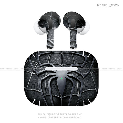 Dán Skin Airpod Pro/ Pro 2 Hình Spiderman | D_MV26