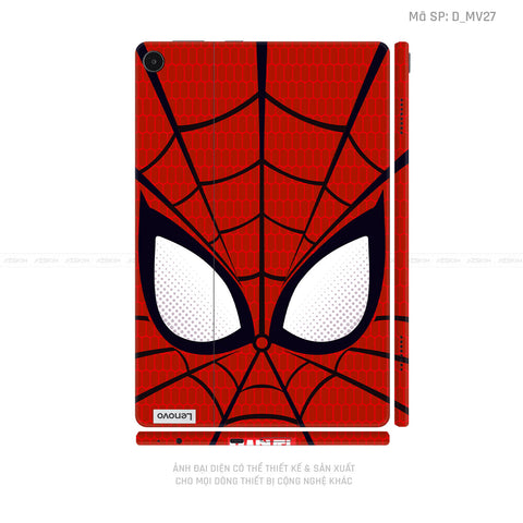Dán Skin Máy Tính Bảng Lenovo Pad Series Hình Marvel Spider Man | D_MV27