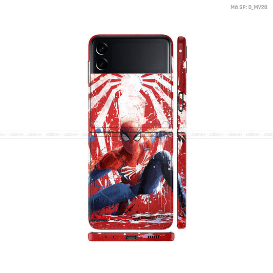 Dán Skin Galaxy Zflip4 Hình Spiderman | D_MV28