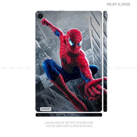 Dán Skin Máy Tính Bảng Lenovo Pad Series Hình Marvel Spider Man | D_MV29