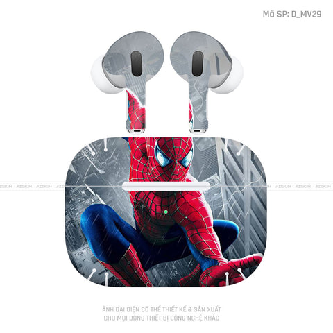 Dán Skin Airpod Pro/ Pro 2 Hình Spiderman | D_MV29