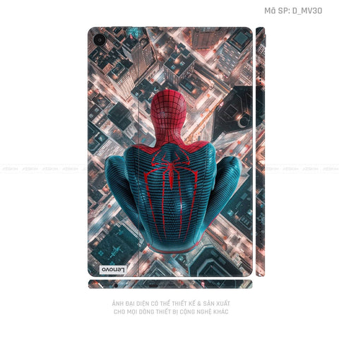 Dán Skin Máy Tính Bảng Lenovo Pad Series Hình Marvel Spider Man | D_MV30