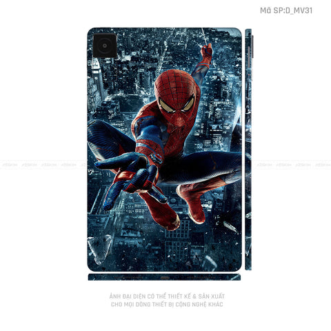 Dán Skin Máy Tính Bảng Xiaomi Mipad Hình Spiderman | D_MV31