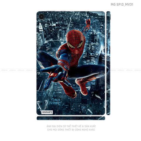 Dán Skin Máy Tính Bảng Lenovo Pad Series Hình Marvel Spider Man | D_MV31