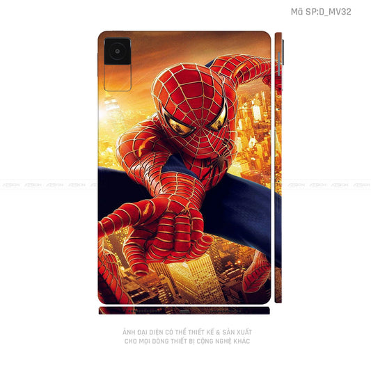 Dán Skin Máy Tính Bảng Xiaomi Mipad Hình Spiderman | D_MV32