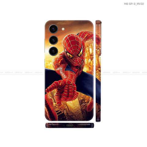 Dán Skin Galaxy S23 Series Hình Logo Spiderman | D_MV32