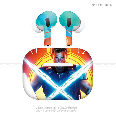 Dán Skin Airpod Pro/ Pro 2 Hình Thor | D_MV36