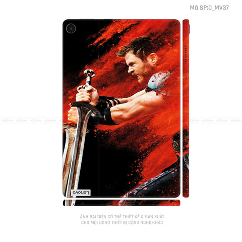 Dán Skin Máy Tính Bảng Lenovo Pad Series Hình Marvel Thor | D_MV37