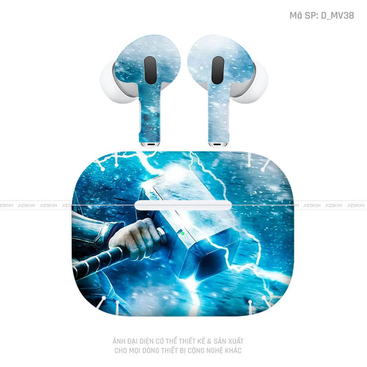 Dán Skin Airpod 3 Hình Thor | D_MV38