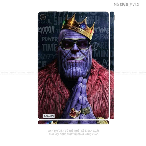 Dán Skin Máy Tính Bảng Lenovo Pad Series Hình Marvel Thanos | D_MV42