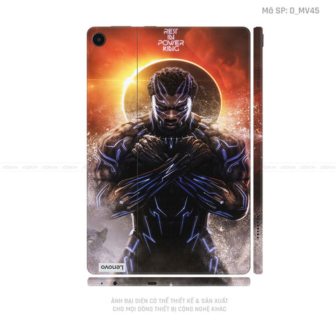 Dán Skin Máy Tính Bảng Lenovo Pad Series Hình Marvel Black Panther | D_MV45