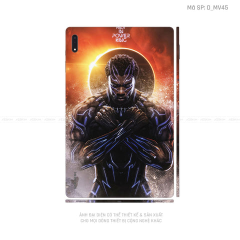 Dán Skin Galaxy Tab S9 Series Hình Marvel Black Panther | D_MV45