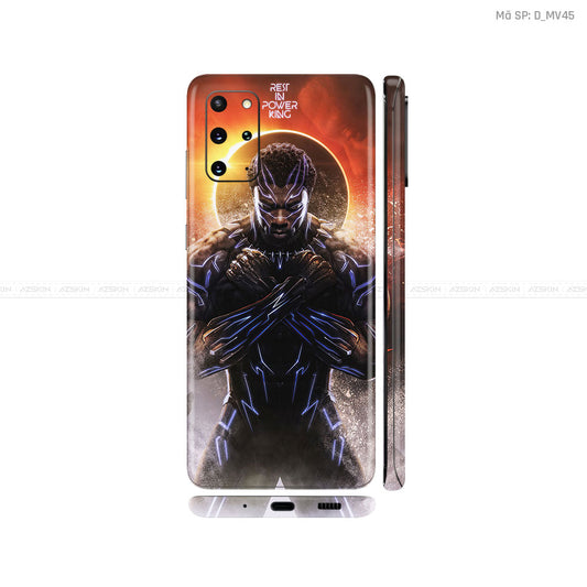 Dán Skin Galaxy S20 Series Hình Marvel Black Panther | D_MV45