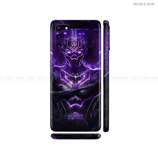 Dán Skin Galaxy S20 Series Hình Marvel Black Panther | D_MV47