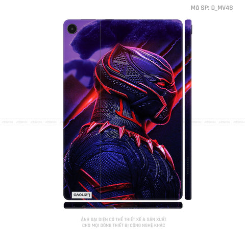 Dán Skin Máy Tính Bảng Lenovo Pad Series Hình Marvel Black Panther | D_MV48
