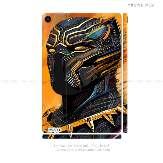 Dán Skin Máy Tính Bảng Lenovo Pad Series Hình Marvel Black Panther | D_MV51