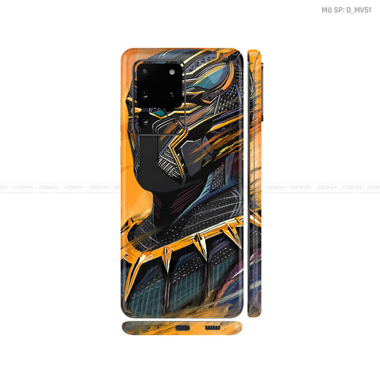 Dán Skin Galaxy S20 Series Hình Marvel Black Panther | D_MV51