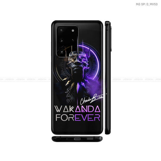 Dán Skin Galaxy S20 Series Hình Marvel Black Panther | D_MV53
