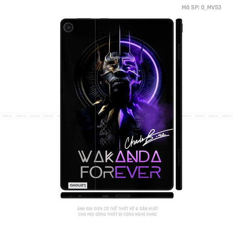 Dán Skin Máy Tính Bảng Lenovo Pad Series Hình Marvel Black Panther | D_MV53