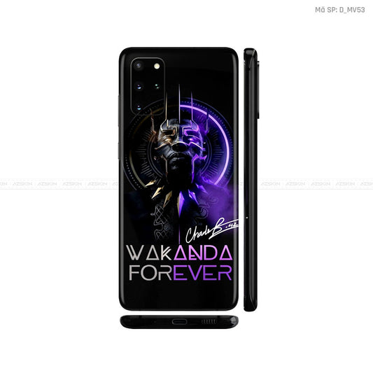 Dán Skin Galaxy S20 Series Hình Marvel Black Panther | D_MV53
