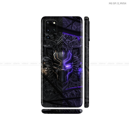 Dán Skin Galaxy S20 Series Hình Marvel Black Panther | D_MV54