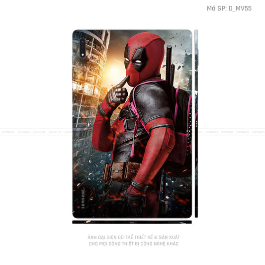 Dán Skin Galaxy Tab S9 Series Hình Marvel Deadpool | D_MV55