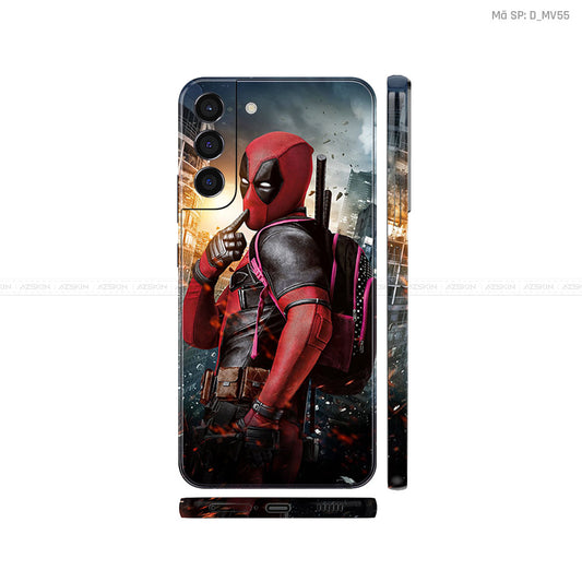 Dán Skin Galaxy S22 Series Hình DeadPool  | D_MV55