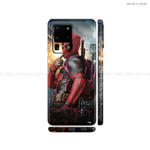 Dán Skin Galaxy S20 Series Hình Marvel Deadpool | D_MV55