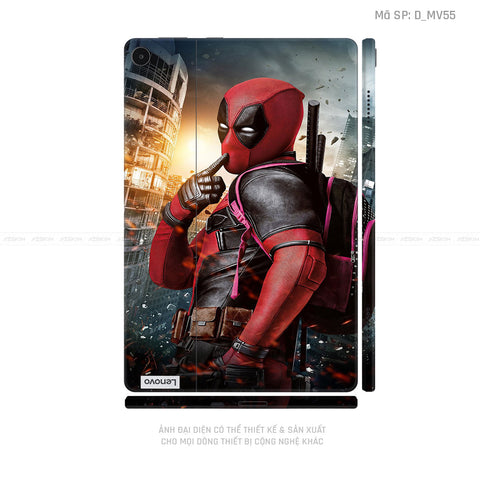 Dán Skin Máy Tính Bảng Lenovo Pad Series Hình Marvel Deadpool | D_MV55