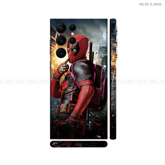 Dán Skin Galaxy S22 Series Hình DeadPool  | D_MV55