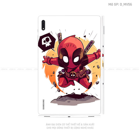 Dán Skin Galaxy Tab S9 Series Hình Marvel Deadpool | D_MV56