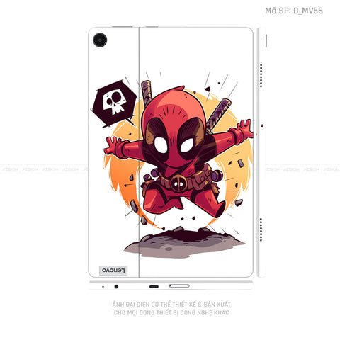 Dán Skin Máy Tính Bảng Lenovo Pad Series Hình Marvel Deadpool | D_MV56