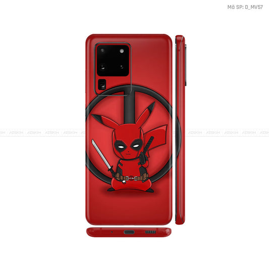 Dán Skin Galaxy S20 Series Hình Marvel Deadpool | D_MV57