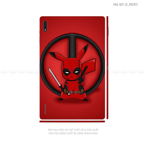 Dán Skin Galaxy Tab S9 Series Hình Marvel Deadpool | D_MV57