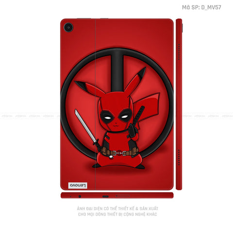 Dán Skin Máy Tính Bảng Lenovo Pad Series Hình Marvel Deadpool | D_MV57