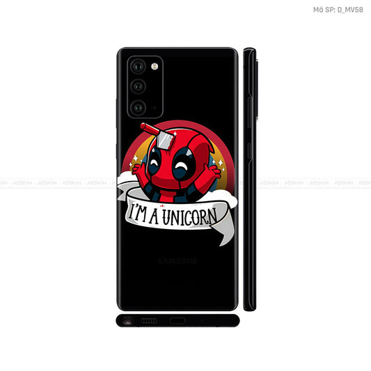 Dán Skin Galaxy Note 20 Series Hình Marvel Deadpool | D_MV58
