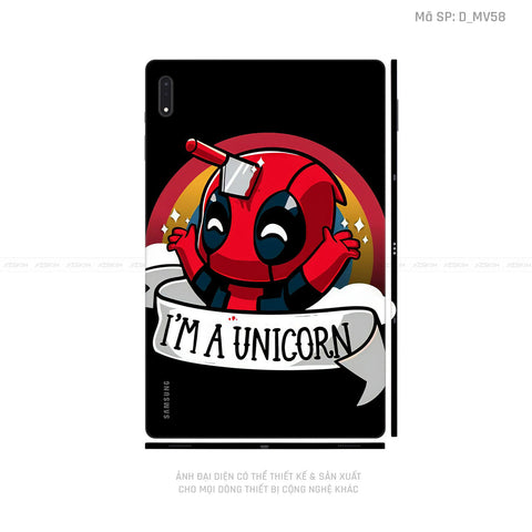 Dán Skin Galaxy Tab S9 Series Hình Marvel Deadpool | D_MV58
