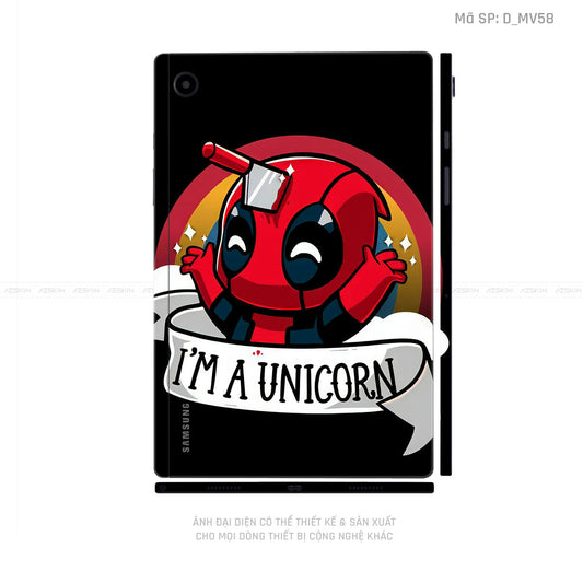 Dán Skin Galaxy Tab A Series Hình Deadpool | D_MV58