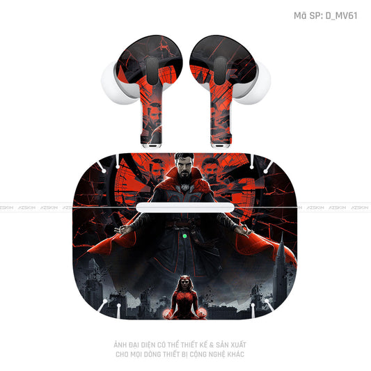 Dán Skin Airpod 3 Hình Doctor Strange | D_MV61