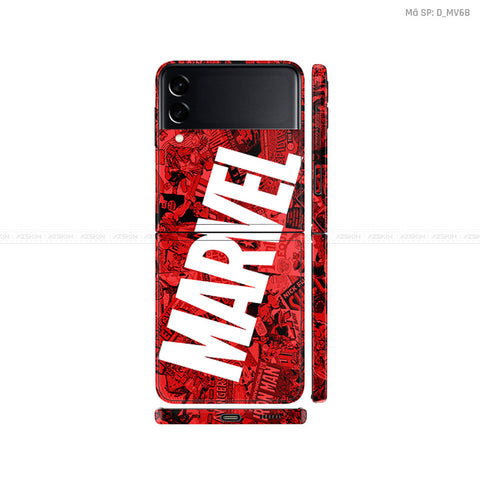 Dán Skin Galaxy Zflip4 Hình Marvel | D_MV68