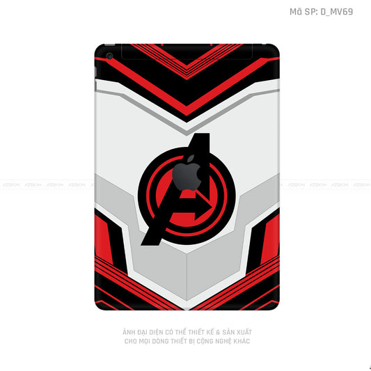 Dán Skin IPad Gen Series Hình Logo Avenger | D_MV69