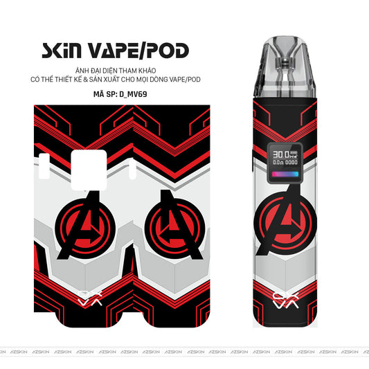 Dán Skin Pod Hình Marvel | D_MV69