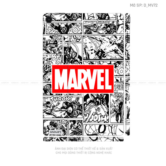 Dán Skin Máy Tính Bảng Lenovo Pad Series Hình Marvel | D_MV72