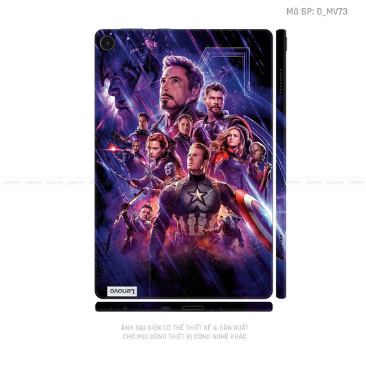 Dán Skin Máy Tính Bảng Lenovo Pad Series Hình Marvel | D_MV73
