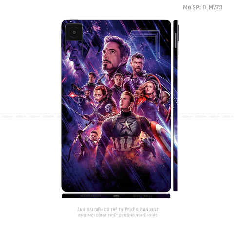 Dán Skin Máy Tính Bảng Xiaomi Mipad Hình Marvel | D_MV73