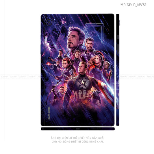 Dán Skin Galaxy Tab A Series Hình Marvel | D_MV73