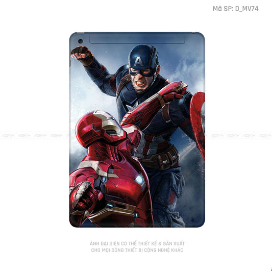 Dán Skin IPad Gen Series Hình Marvel | D_MV74